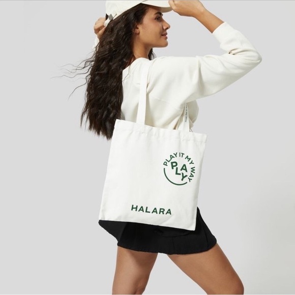 HALARA Handbags - Halara Canvas Tote Bag New in Package